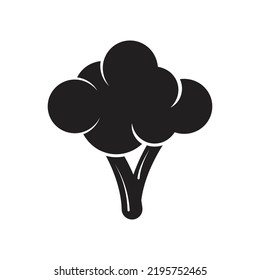 Broccoli icon design. Singe vegetables icon from the eco food. isolated on white background. vector illustration