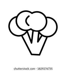 Broccoli icon or logo isolated sign symbol vector illustration - high quality black style vector icons
