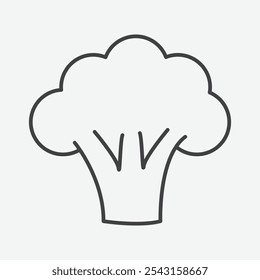 Broccoli icon set. vector illustration.