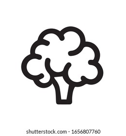 broccoli icon icon trendy and modern placeholder symbol for logo, web, app, UI.