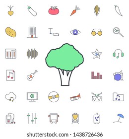 Broccoli icon. Universal set of web for website design and development, app development