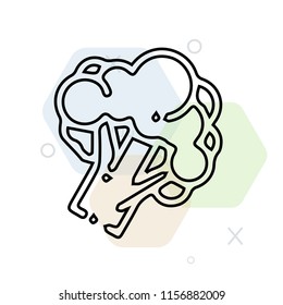 Broccoli icon vector can be used as png, Broccoli