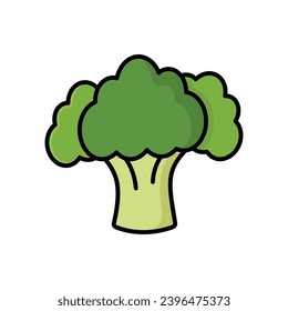 broccoli icon vector design template simple and clean