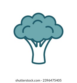 broccoli icon vector design template simple and clean
