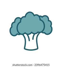 broccoli icon vector design template simple and clean