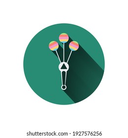 Broccoli icon vector. filled flat sign, solid colorful pictogram isolated on white, logo illustration.