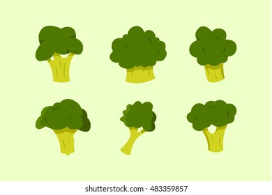 Broccoli Icon Vector Graphics 