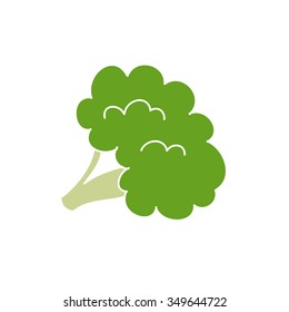 broccoli icon. vector illustration