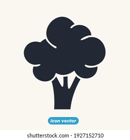 broccoli icon. broccoli vegetable symbol template for graphic and web design collection logo vector illustration