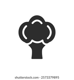 Broccoli icon web design in vector