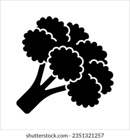 Broccoli line icon, outline vector sign, linear pictogram vector illustration on white background