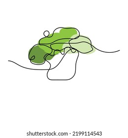 Broccoli Logo Design, Green Vegetable Vector, Broccoli Wallpaper, Vegetable Supermarket Illustration Garden Product Brand