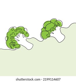 Broccoli Logo Design, Green Vegetable Vector, Broccoli Wallpaper, Vegetable Supermarket Illustration Garden Product Brand