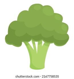 Broccoli Lutein Icon Cartoon Vector. Eye Food. Healthy Diet