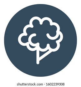 
Broccoli Outline bold Vector Icon which can be easily modified or Edited

