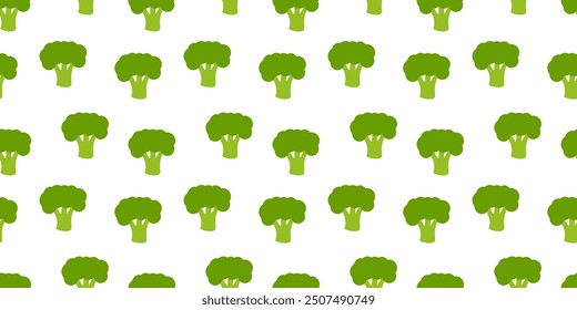broccoli pattern Background. flat illustration broccoli background. seamless pattern broccoli. broccoli flat illustration background.
