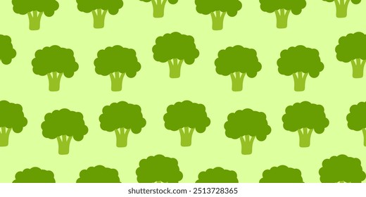 broccoli pattern Background. flat illustration broccoli background. broccoli flat illustration background. seamless pattern of broccoli.