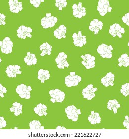 broccoli seamless pattern