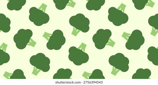 broccoli бесшовный узор вектор иллюстрация. broccoli плоский вектор иллюстрация. зеленые овощи иконка иллюстрация. 