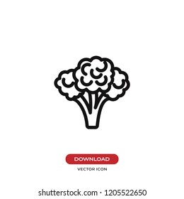 Broccoli vector icon