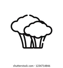Broccoli vector icon