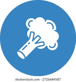 Ilustración de diseño de icono de Vector de brócoli