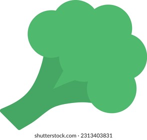 Broccoli Vector Icon Flat Style