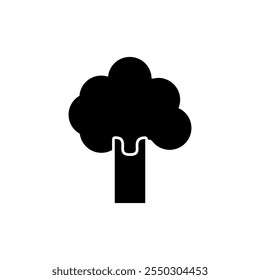 Broccoli vector icon of Nutrition and Diet, Healthy food and Detox Diet Vector Icons