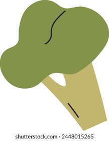 Brokkoli Gemüse Icon Vektorillustration