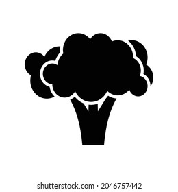 broccoli - vegetables icon vector design template