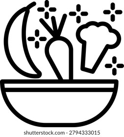 Broccolini Vector Design Icon Style