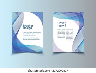 Brocher and cover report template