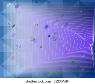 brochure above fine diagram, talented leaf vector background at picture