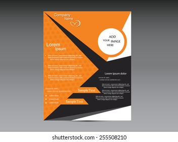 Brochure Abstract Business
