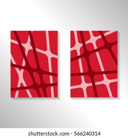 Brochure abstract design background with crossing lines. Layout for magazine cover, advertise presentation, flyer. Template with geometric pattern for poster page, card design, report or A4 booklet.