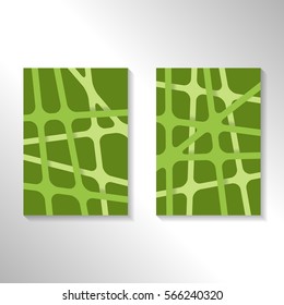 Brochure abstract design background with crossing lines. Layout for magazine cover, advertise presentation, flyer. Template with geometric pattern for poster page, card design, report or A4 booklet.