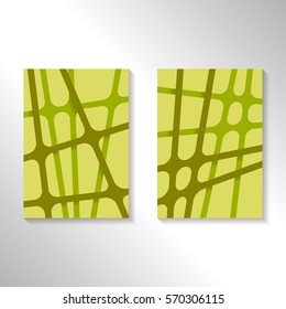 Brochure abstract design background with crossing lines. Layout for magazine cover, advertise presentation, flyer. Template with geometric pattern for poster page, card design, report or A4 booklet.