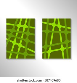 Brochure abstract design background with crossing lines. Layout for magazine cover, advertise presentation, flyer. Template blank geometric pattern for poster page, card design, report or A4 booklet.