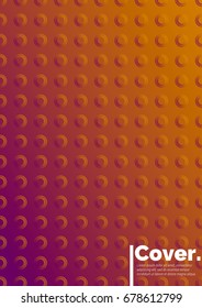 Brochure. Abstract gradients background. Cover template with pattern. Eps10 vector.