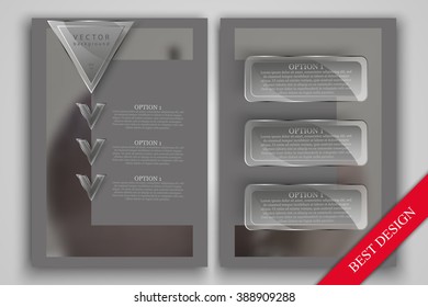 Brochure, Annual report brochure.Blurred background.Vector. Brochure blurred design. Brochure cover. Diary brochure. A4 brochure. Notice book brochure. Journal cover. Notebook. Brochure surface.