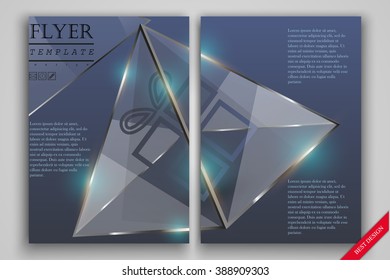 Brochure, Annual report brochure.Blurred background.Vector. Brochure blurred design. Brochure cover. Diary brochure. A4 brochure. Notice book brochure. Journal cover. Notebook. Brochure surface.