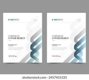 Brochure, annual report, flyer design templates