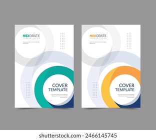 Brochure, annual report, flyer design templates