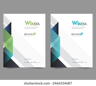 Brochure, annual report, flyer design templates