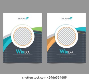 Brochure, annual report, flyer design templates