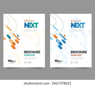 Brochure, annual report, flyer design templates