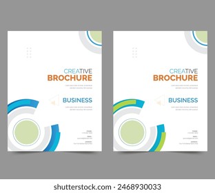 Brochure, annual report, flyer design templates