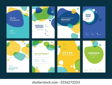 brochure annual report flyer design templates