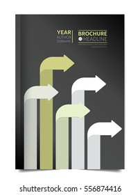 Brochure, annual report, Flyer, Leaflet,  Presentation cover. Text template layout. Vector.