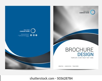 Brochure Annual report  Layout design template,  Leaflet Flyer template